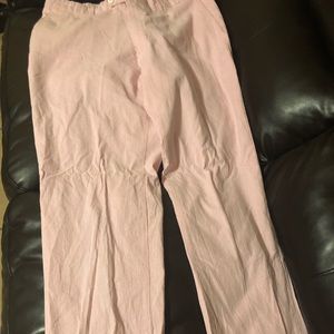 Red and White Striped pants